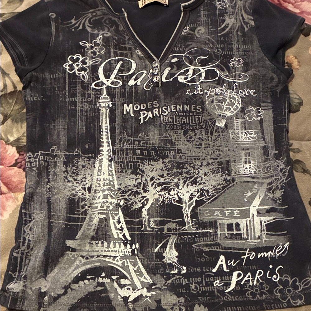 Paris Graphic Short Sleeve Tee